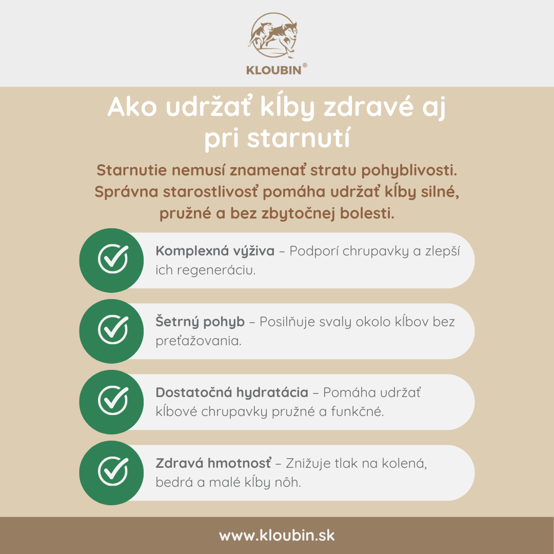 Infografika: Ako udržať kĺby zdravé pri starnutí