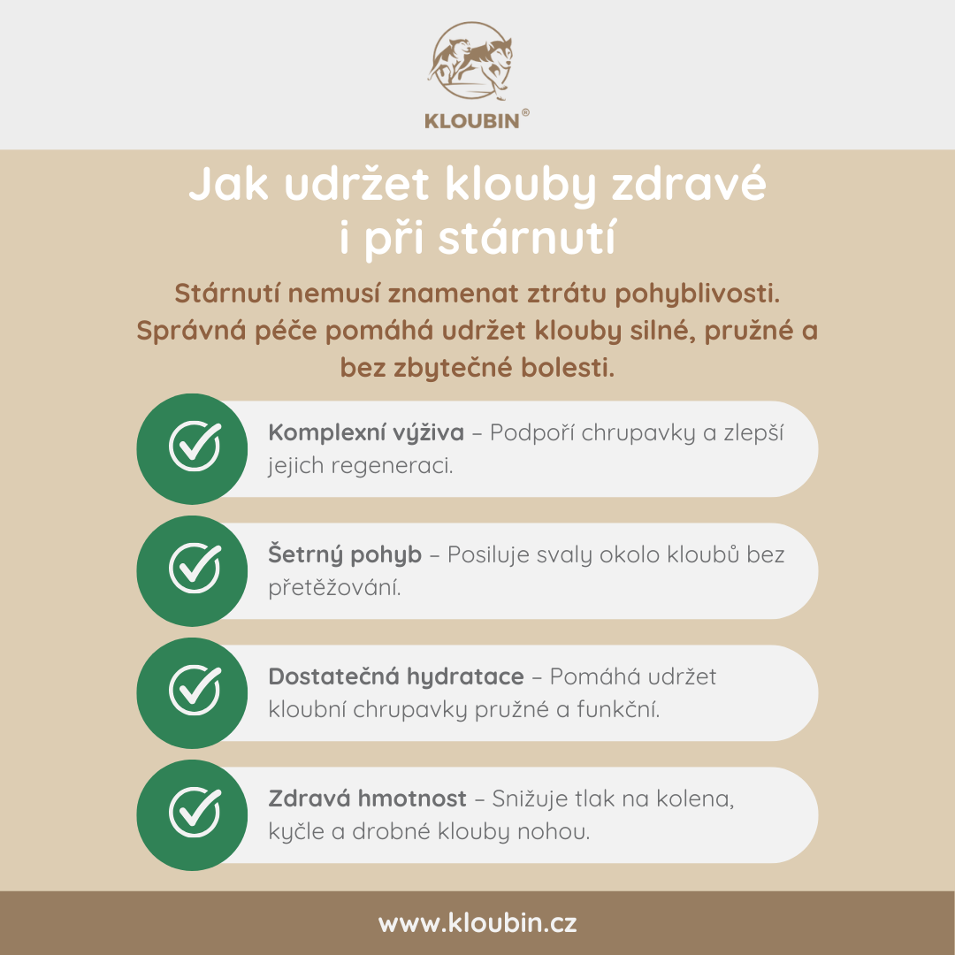 Infografika: Jak udržet klouby zdravé při stárnutí